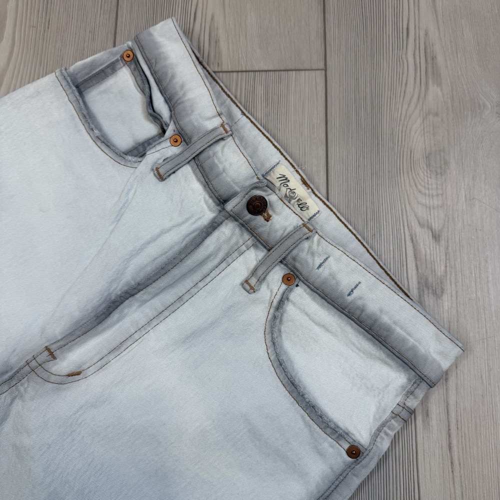Madewell Womens Edmunds Wash Denim The Perfect Vintage Wide Leg Crop Jeans 28 - Picture 4 of 12